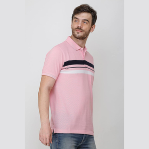 Camisa polo de negocios con bordado deportivo americano, transpirable, de manga corta para hombre, para un estilo casual de negocios. - Product Image 4