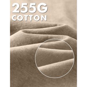 2025 camiseta de lavado ácido para hombre, camiseta Vintage de gran tamaño de 280g, ropa de calle básica de peso pesado, camisetas Unisex, diseño informal de café - Product Image 4
