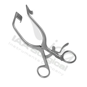 Medical Surgical Hospital Adson Self-<b>retaining</b> Cerebellar Retractor IAA SURGICAL INSTRUMENTS IAI-SR-50 Class II Instrument Set - Product Image 1