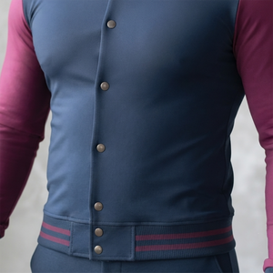 Elegant Polyester Spandex Casual Varsity Jacket for Men's Solid Color Customized Size Outdoor Wear jacket for men men's jackets - Product Image 6