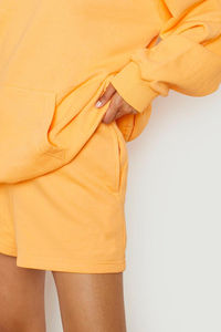 Ensemble de 2 pièces pour femmes, sweat à capuche et short, ensembles assortis, ensemble de jogging pour femmes au prix le plus bas, respirant, prix avantageux, OEM - Product Image 2