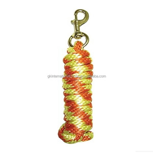 Cuerda de Nailon Resistente Hecha a Mano con Colores Vibrantes para Caballos, con Mosquetón de Latón Ajustable y Sólido, Disponible a Precio Económico - Product Image 1