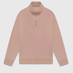 Nouvelle Arrivée Hiver – Sweat à Capuche Homme Décontracté Épais et Chaud en Polyester de Haute Qualité, Coupe Ample, Uni, avec Demi-Zip - Product Image 1