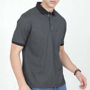 บริการ OEM/ODM เสื้อโปโลชายราคาถูก ขายดี คอตั้ง ติดกระดุมด้านหน้า - Product Image 1