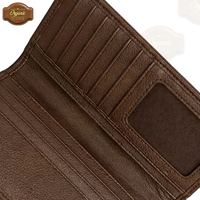 Dompet Perjalanan Kulit Anyaman Warisan Klasik |   Dompet Paspor Anti RFID Kulit Asli Buatan Tangan |   Dompet Panjang untuk Pria OEM