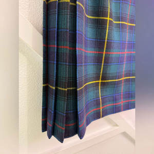 Vente en gros de jupes écossaises plissées en laine vintage pour femmes, jupes écossaises à carreaux pour filles, taille personnalisée 2026 - Product Image 3