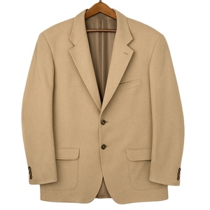 Veste de costume noire ajustée - Product Image 1