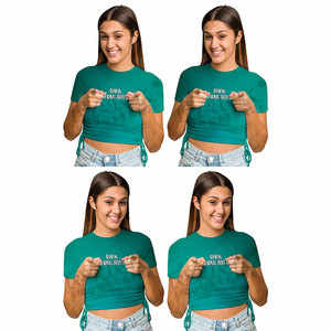 Camisetas Cortas Transpirables para Mujer, Talla Personalizada, Diseño Personalizado, Ropa Urbana - Product Image 6