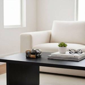 Boîte de rangement pour bijoux en résine floquée moderne, décorations pour la maison, artisanat de salon, design artistique géométrique - Product Image 6