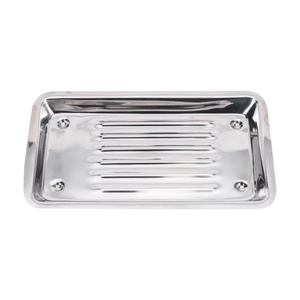 Plateau d'instruments chirurgicaux médicaux BEST pour hôpital, en acier inoxydable, utilisation manuelle en clinique, taille personnalisable - Product Image 1