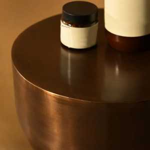 Mesa Consola Redonda de Metal Moderna, Diseño Minimalista, Base de Pedestal, Mueble para Sala de Estar, Decoración Estable para el Hogar, ¡Éxito de Ventas! - Product Image 2