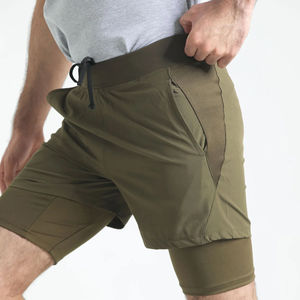 Shorts de sport pour hommes de haute qualité, décontractés, en toile légère, confortables, respirants, écologiques, à séchage rapide, taille mi-haute - Product Image 4