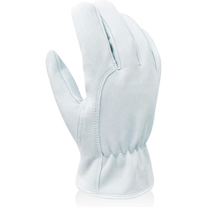 Keystone Thumb Driving Gloves Abrasion Resistant Anti Cut Leather Driver Gloves Durable Construction <b>Builders</b> Safety Work Gloves - Product Image 3