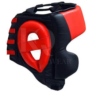 อุปกรณ์ป้องกันศีรษะสำหรับศิลปะการต่อสู้ ทำจากหนังคุณภาพสูง น้ำหนักเบา พร้อมแผ่นรองนุ่มสบายสำหรับการฝึกซ้อมประจำวัน - Product Image 4