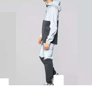 Conjunto Deportivo Personalizado para Hombre, Ropa Deportiva de Invierno, Estilo Urbano, para Correr, con Cierre, Transpirable, Pantalones de Entrenamiento, Chaqueta Cortavientos de Poliéster - Product Image 3