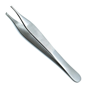 Pinzas Adson de Acero Inoxidable, Instrumentos Médicos Quirúrgicos para Uso Hospitalario y Clínico, Pinzas Adson - Product Image 1