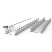 Perfil de Aleación de Aluminio Industrial para Disipador de Calor de Iluminación LED con Superficie Anodizada y Forma Personalizada