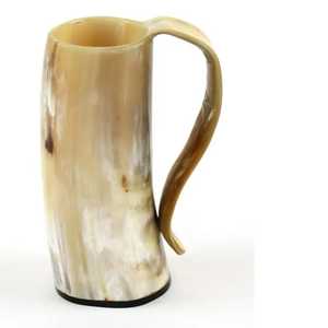Mug en corne poli fait main, de qualité alimentaire, moderne, pour la décoration de mariage et les cadeaux - Rani Industries - Product Image 2