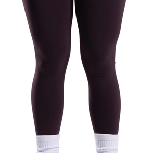 กางเกงเลกกิ้งเอวสูง Deep Plum Pump สำหรับผู้หญิง แบบไร้ตะเข็บ เหมาะสำหรับออกกำลังกาย ฟิตเนส โยคะ วิ่ง กระชับกล้ามเนื้อ ยืดหยุ่นได้ ป้องกันการโป๊ยิ่งขณะสควอท ชุดออกกำลังกาย - Product Image 6