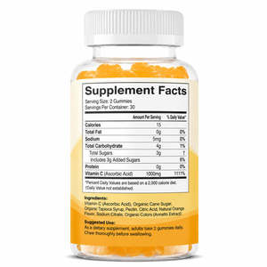 Gomitas de Vitamina C de Marca Privada para Apoyar la Función Inmunológica, la Salud de la Piel y el Bienestar General, Gomitas con Sabor a Frutas Naturales - Product Image 2