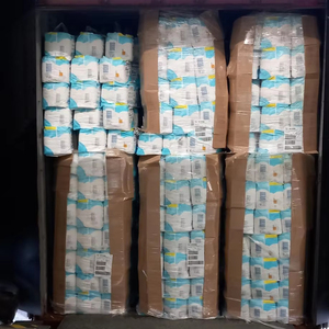 Pañales Desechables OEM al por Mayor a Bajo Precio, Pañales con Cinta Adhesiva para Bebés, Pañales Grado B, Pañales Rechazados - Product Image 1