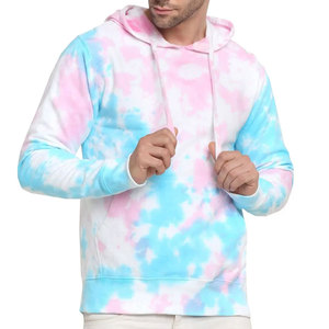 Ventes chaudes de sweats à capuche tie-dye pour hommes, qualité supérieure, sweats à capuche tie-dye imprimés en gros, prix de gros OEM - Product Image 1
