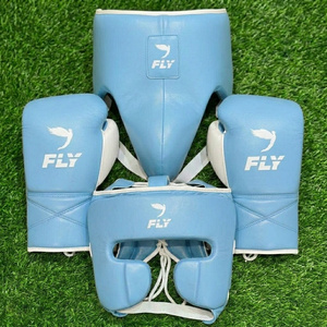 Nouvel ensemble de boxe en cuir coloré pour l'entraînement MMA et de kickboxing - Utilisation adulte, design personnalisable, protection durable - Product Image 4