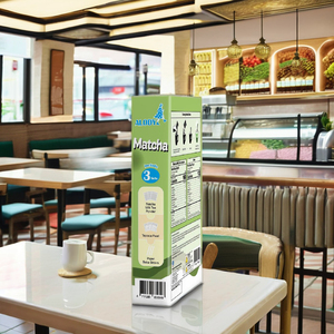 Ingredientes listos para beber té con leche sabor a Matcha té de burbujas - Product Image 2