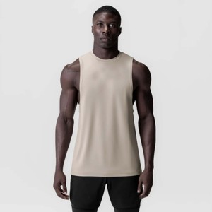 เสื้อกล้ามผู้ชายแบบ Wide Cut ทนทาน ชายเสื้อผ่าข้าง เหมาะสำหรับเล่นกีฬา - Product Image 1