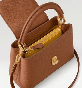 Sacs à main de luxe en cuir véritable pour femmes, sacs fourre-tout à poignée supérieure en cuir grainé de qualité supérieure, sacs bandoulière personnalisés en gros - Product Image 2
