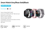 Montre connectée étanche avec appels Bluetooth, écran tactile complet, GPS, carte SIM, fitness, sport, pour enfants et adultes