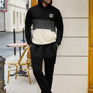 Chándal de hombre de alta calidad 100% algodón, último estilo, chándal de invierno para hombre en venta - Product Image 5