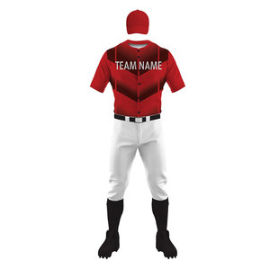 Uniforme de baseball personnalisé avec logo imprimé, couleur unie, meilleure qualité, séchage rapide et respirant, ensemble maillot et pantalon. - Product Image 2