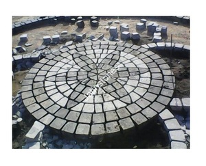 Pavés en granit, blocs de pierres pour allées, chemins, sols extérieurs, aménagement paysager, pavage de rues, blocs à texture naturelle - Product Image 1