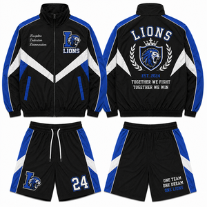 Conjunto de Chaqueta Cortavientos Juvenil con Logotipo Personalizado Bordado en la Parte Delantera y Trasera, Diseño Impreso, Tela de Poliéster de Primera Calidad, Secado Rápido, Envío Rápido - Product Image 2
