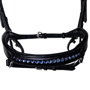 Bridon anatomique en cuir de qualité supérieure pour chevaux islandais, avec pierres HotFick, design durable, au meilleur prix - Product Image 1