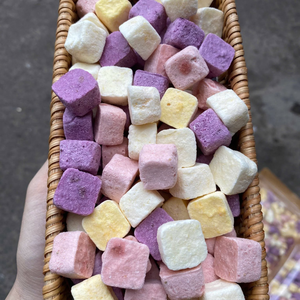Cubes de yaourt lyophilisés à base d'ingrédients naturels, collation riche en protéines pour enfants et famille, vente en gros - Product Image 4