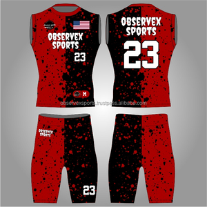 7v7 Uniform <b>Compression</b> 7on7 Uniform Set With Team Logo And Numbers High Quality Flag Football Uniforms - Product Image 1