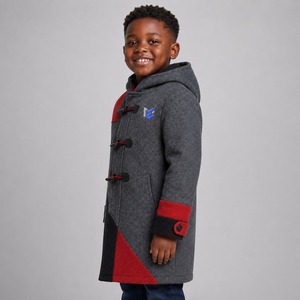 Manteau en Laine pour Enfants Personnalisé de Haute Qualité, Respirant et Chaud, Style Décontracté d'Hiver, Tissé, Sur Mesure, Vente en Gros, OEM - Product Image 2