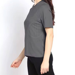 เสื้อยืดผ้าฝ้ายลำลองสำหรับผู้หญิงเสื้อยืดผู้หญิงผ้านิ่มสวมใส่สบายทุกวันผ้าคอตตอนพรีเมียมแฟชั่น - Product Image 4