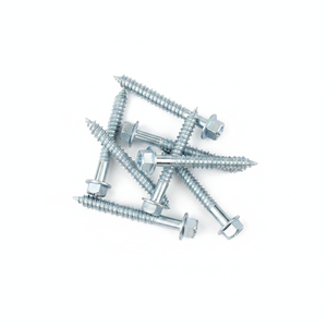 Tornillo de Cabeza Hexagonal Externa de Acero al Carbono C1022/1018, Clase 4, Resistente a la Corrosión, Galvanizado en Caliente, Marca PDC, Modelo 4, Rosca para Madera - Product Image 4