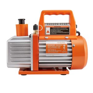 Kit Pompa Vuoto Rotativa Monostadio 1/3 HP per HVAC, 4 CFM, con Manometro AC e Set Manometri Collettore Refrigerante A/C, Componenti per Sistemi HVAC - Product Image 4