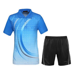 Ropa de Tenis de Mesa Personalizada con Etiqueta Privada, Camiseta y Pantalones Cortos de Bádminton de Secado Rápido para Hombre, Uniforme de Tenis de Mesa Transpirable - Product Image 5