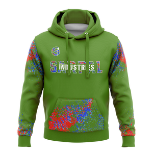 เสื้อฮู้ดผู้ชายแบบหนา สีพื้น ผ้าฟลีซ มีกระเป๋า  แขนยาว  สำหรับขายส่ง  สามารถสกรีนลายได้ - Product Image 1