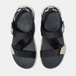 Sandalias Deportivas Ligeras Unisex de Vietnam, Diseño Abierto con Suela Acolchada de 5 cm, Color Negro Beige, Cómodas - Product Image 5