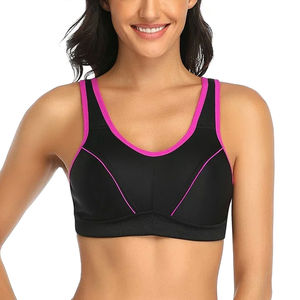 Soutien-gorge de sport pour femme de haute qualité à maintien élevé avec bretelles halter pour la course et le yoga - Respirant, séchage rapide, design simple et durable - Product Image 4