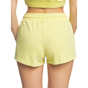 Shorts de sport amples en coton tissé à taille haute pour femme avec logo personnalisé, séchage rapide, respirants, pour l'été et les loisirs - Product Image 3