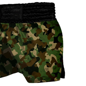 Pantalones Cortos de Kick Boxing MMA Personalizados 100% Poliéster, Totalmente Sublimados, Pantalones Cortos de Compresión para Artes Marciales BJJ, Hechos en Pakistán - Product Image 3