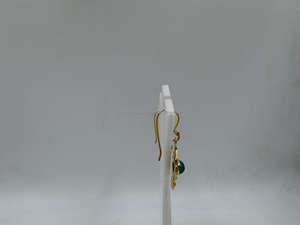 Pendientes de latón chapados en oro de primera calidad con acabado hipoalergénico de perlas para bodas, fiestas o regalos - Product Image 2