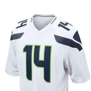 Maillot de football américain personnalisé à faible MOQ, couleur unie, nouveau prix bas, respirant, en polyester, pour adultes - Product Image 5